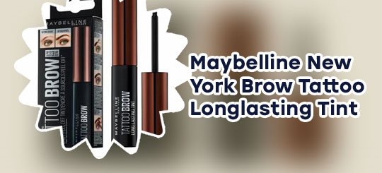 Brow tattoo longlasting tint
