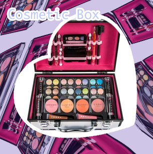 Decorative makeup box
