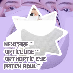 Disposable eye patches for adults