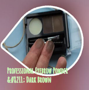 Eyebrow powder dark brown