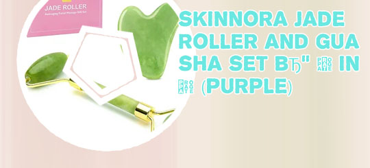 Gua sha jade roller set