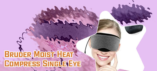 Heated eye patch for stye