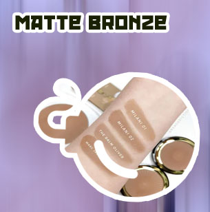 Matte bronzing powder