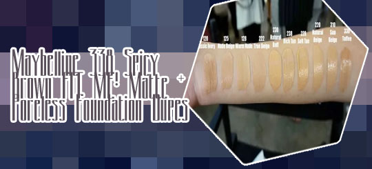 Maybelline fit me caramel foundation