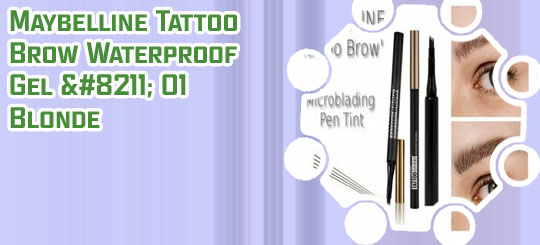 Maybelline tattoo brow blonde