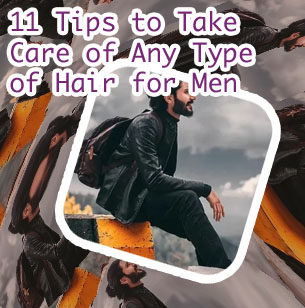 Men long hair care