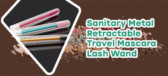 Metal lash wand