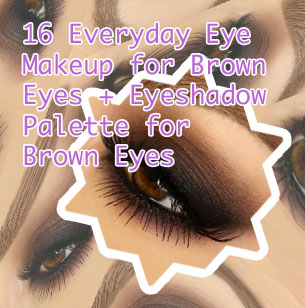 Natural eye makeup for dark brown eyes