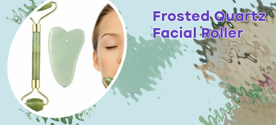 Quartz face massage roller