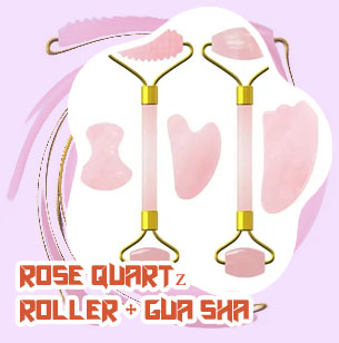 Rose quartz roller and gua sha benefits