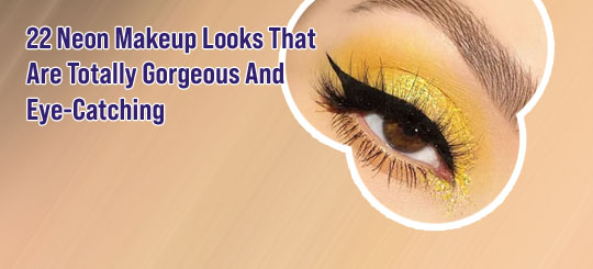 Yellow makeup
